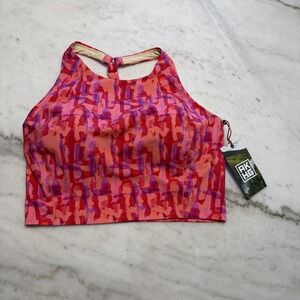 Alaskan Hardgear AKHG Duluth Lost Lake Long Line Swim Bra Top Size 14, Pink, NEW